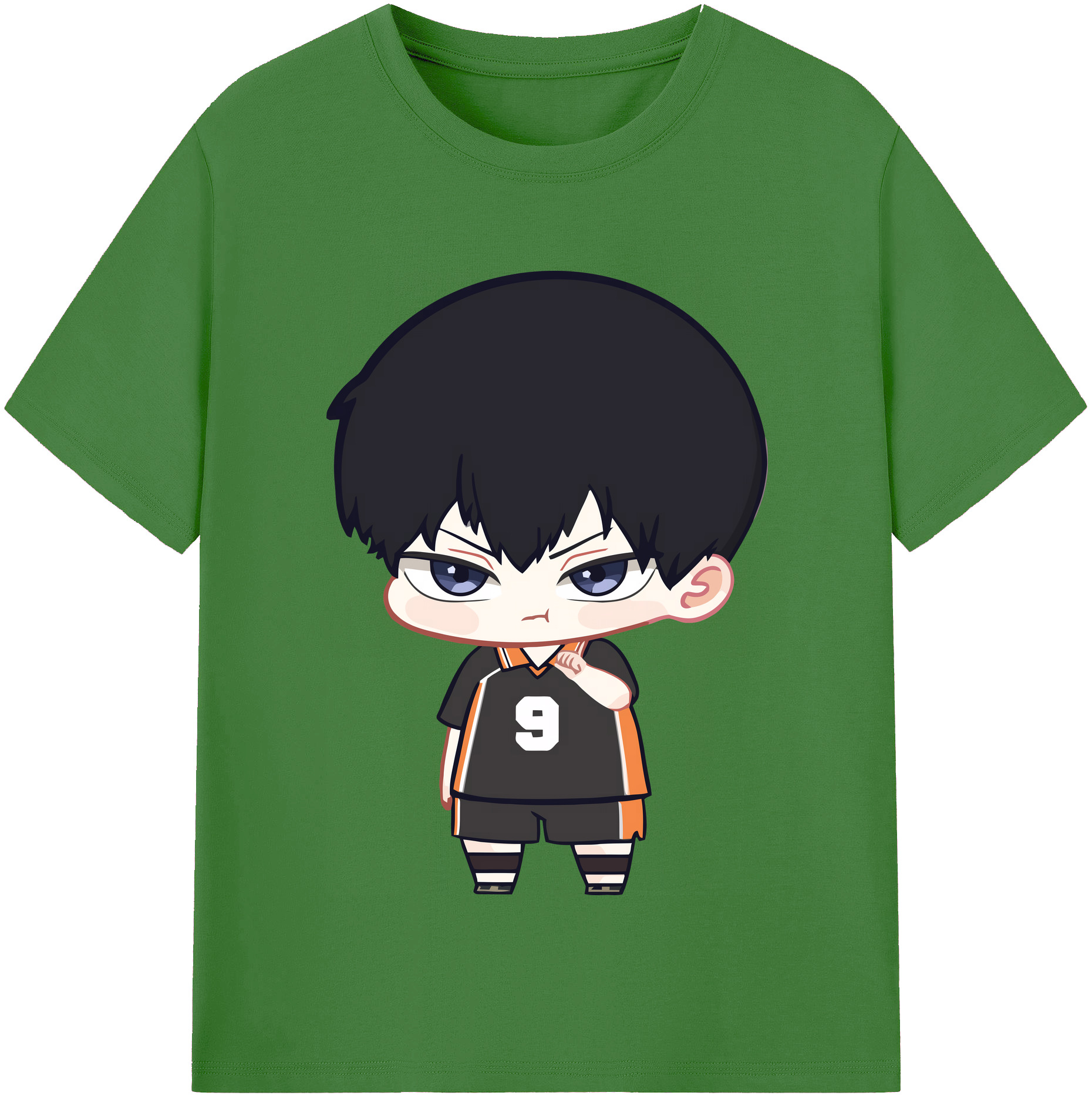 （画像用） ハイキュー!! Haikyu!! レディースカジュアルプリントTシャツ（綿100％）